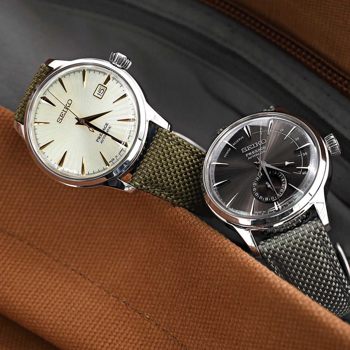 Seiko Presage Cocktail Golden Champagne SRPC99J1 Strapcode Watch Bands