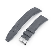20mm or 22mm Military Grey Woven Texture Watch Strap Polished Strapcode Watch Bands