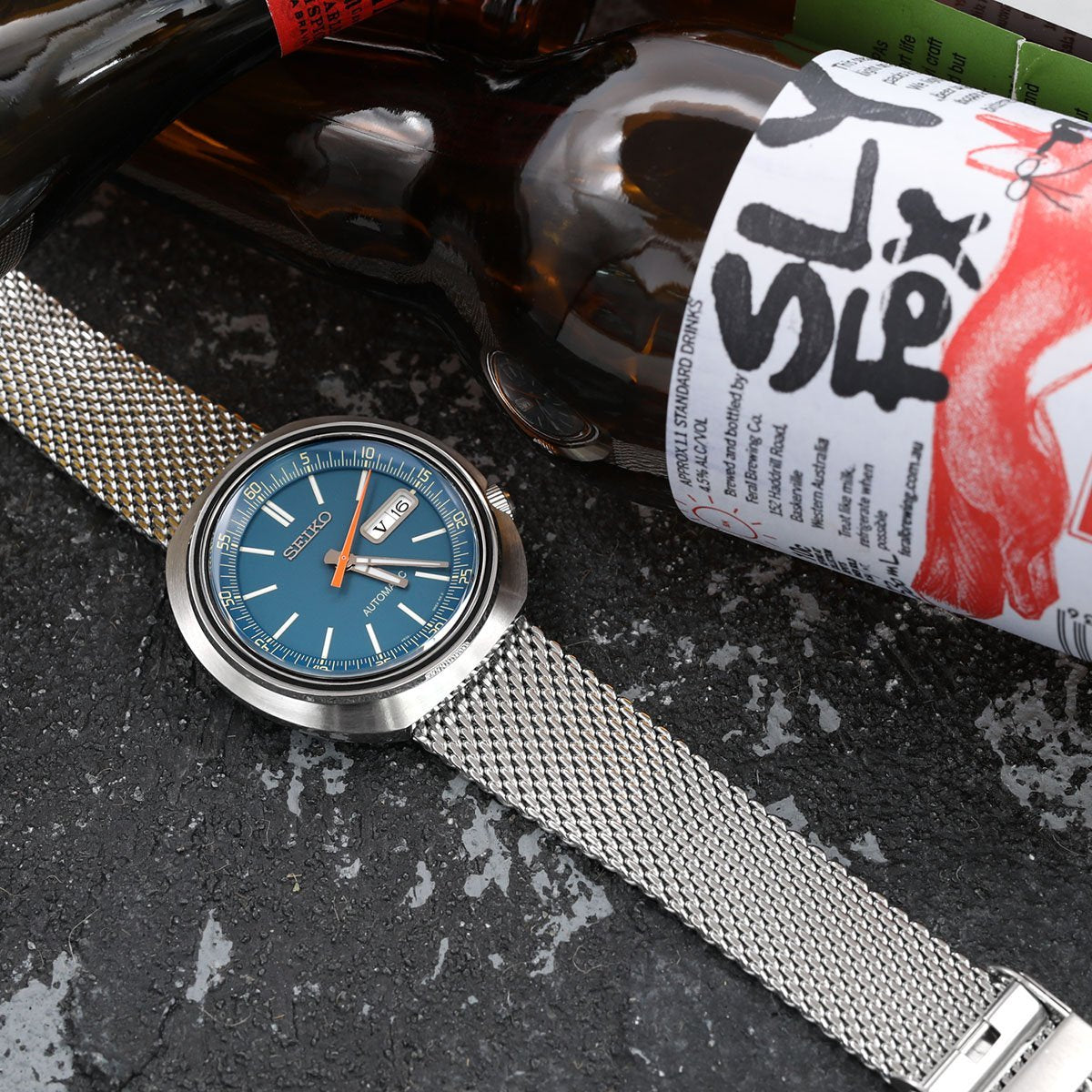 Seiko Recraft SRPC13K1 Blue Cushion Case 4R36-06G0 Strapcode Watch Bands