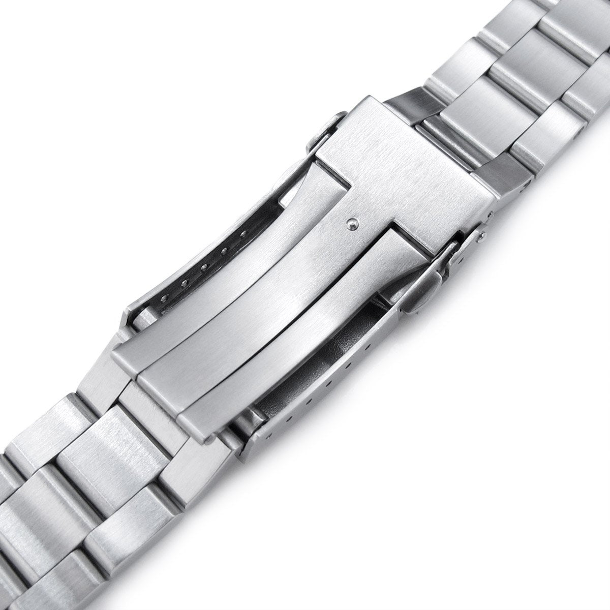 20mm Super-O Boyer 316L Stainless Steel Watch Bracelet for Seiko SBDC053 aka modern 62MAS SUB Clasp Polished & Brushed Strapcode Watch Bands