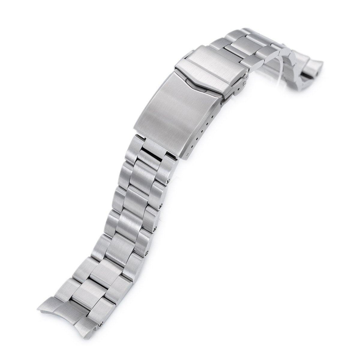 20mm Super-O Boyer 316L Stainless Steel Watch Bracelet for Seiko Mechanical Automatic SARB033 V-Clasp Brushed Strapcode Watch Bands