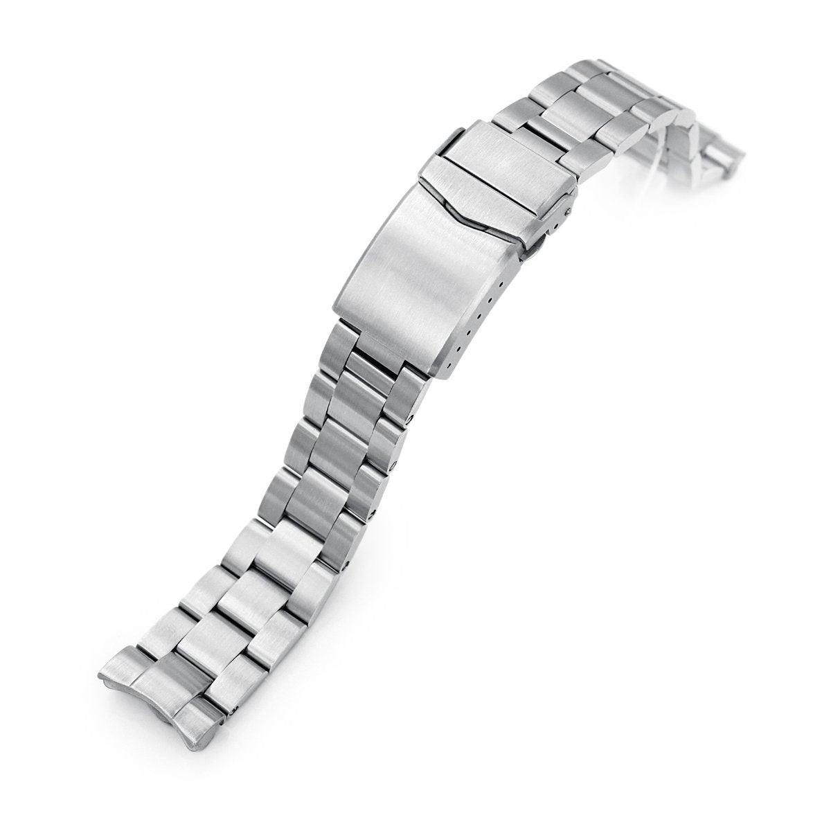 20mm Super-O Boyer 316L Stainless Steel Watch Bracelet for Seiko Mini Turtles SRPC35 V-Clasp Brushed Strapcode Watch Bands