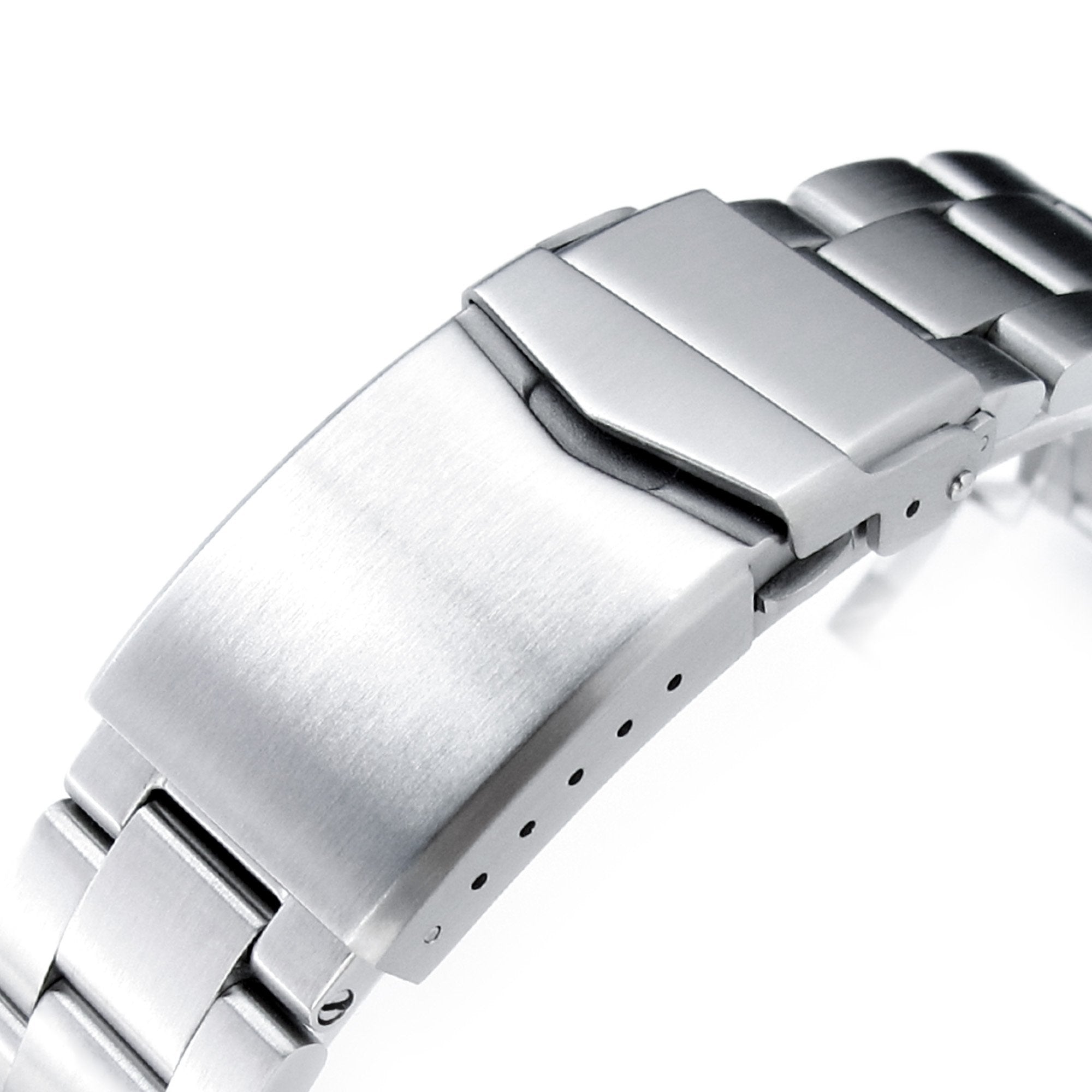 22mm Retro Razor 316L Stainless Steel Watch Bracelet for Seiko 6309-7040 Brushed V-Clasp Strapcode Watch Bands
