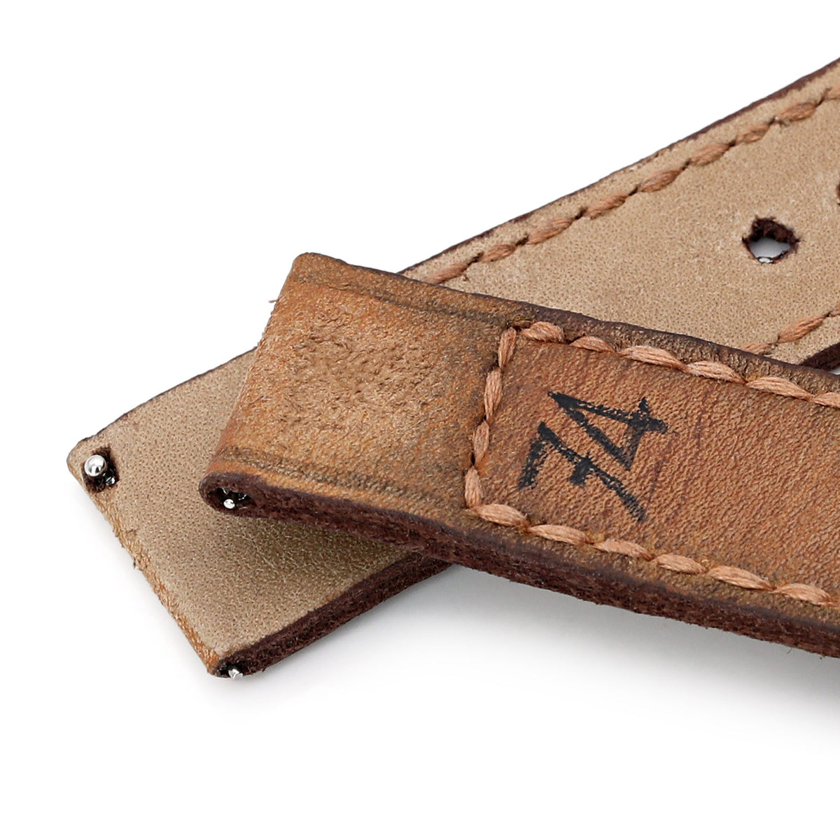 20mm Gunny X MT &#39;74&#39; Light Brown Handmade Quick Release Leather Watch Strap #41 Strapcode Watch Bands