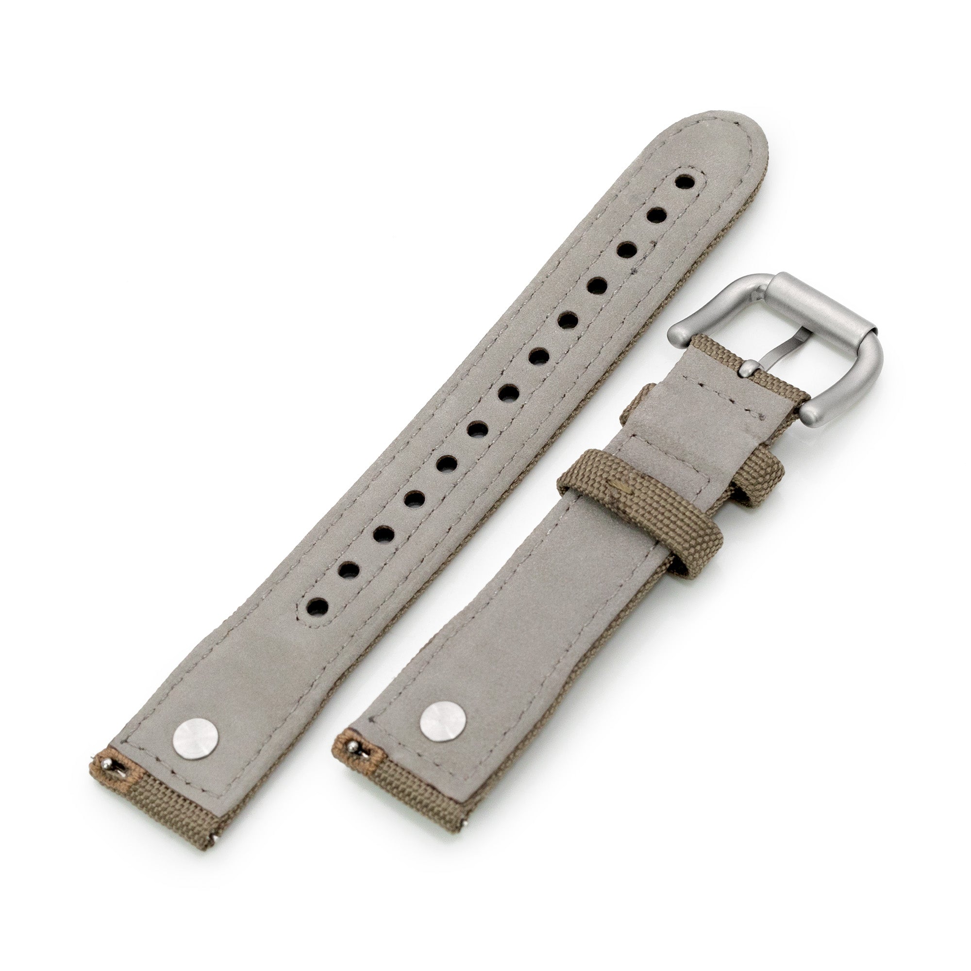The AAF Sea Grey-637 Strap by HAVESTON Straps Strapcode Watch Bands