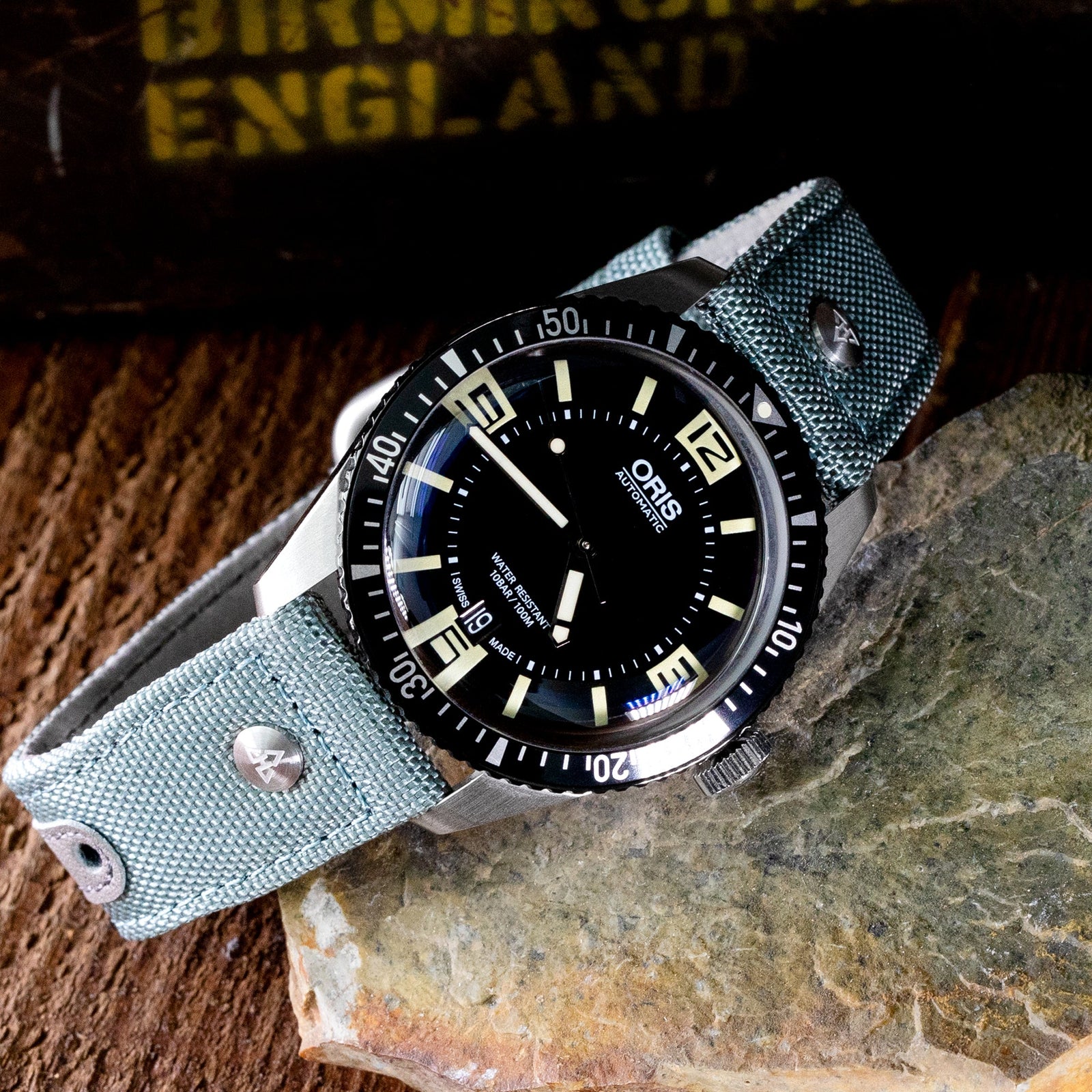 The AAF Sea Grey-637 Strap by HAVESTON Straps Strapcode Watch Bands