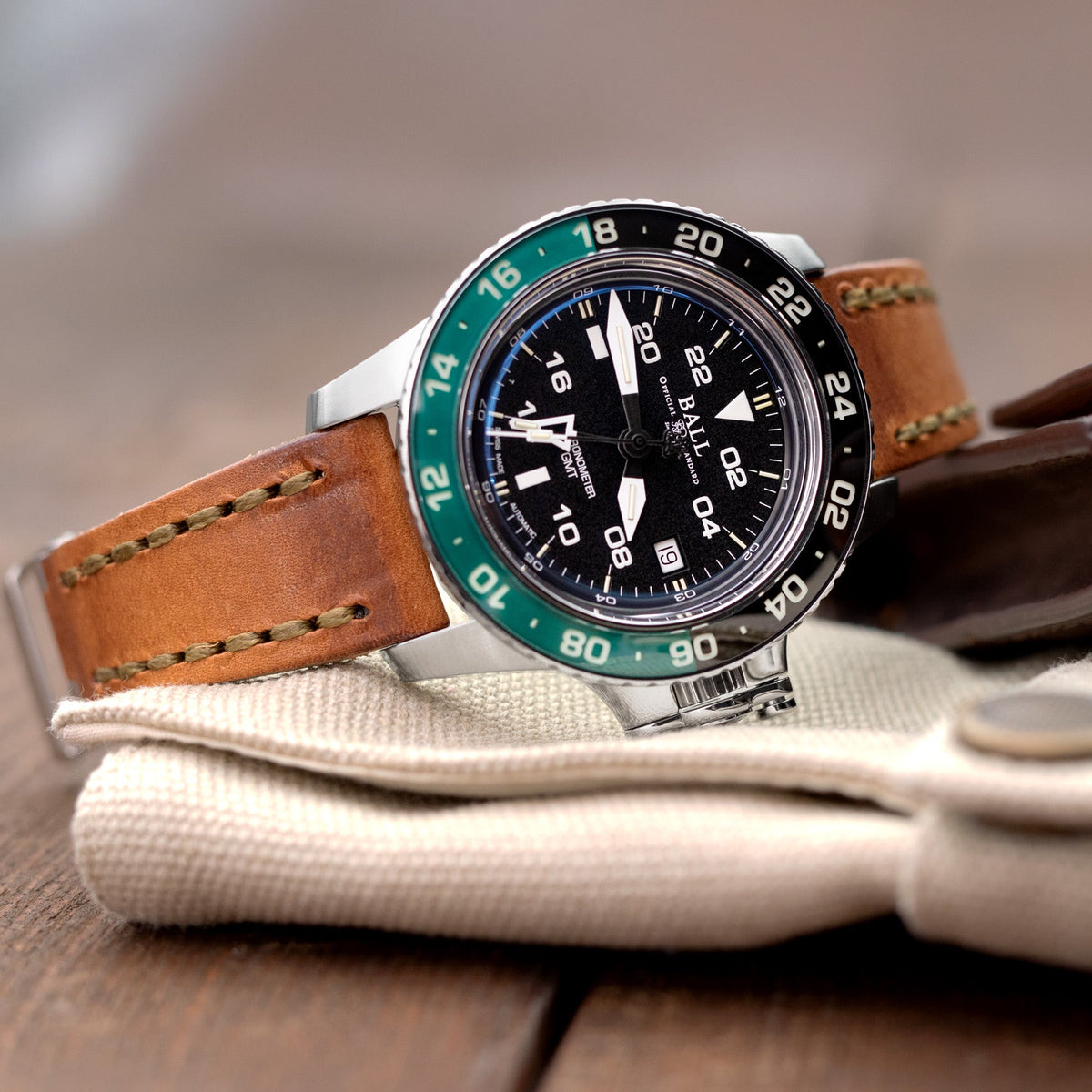 Ball Engineer Hydrocarbon AeroGMT II 40mm DG2118C-S11C-BKStrapcode Watch Bands