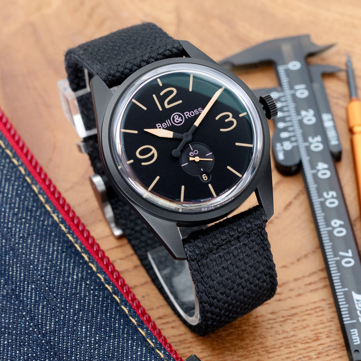 Bell &amp; Ross Heritage BR123-95-SC Strapcode Watch Bands