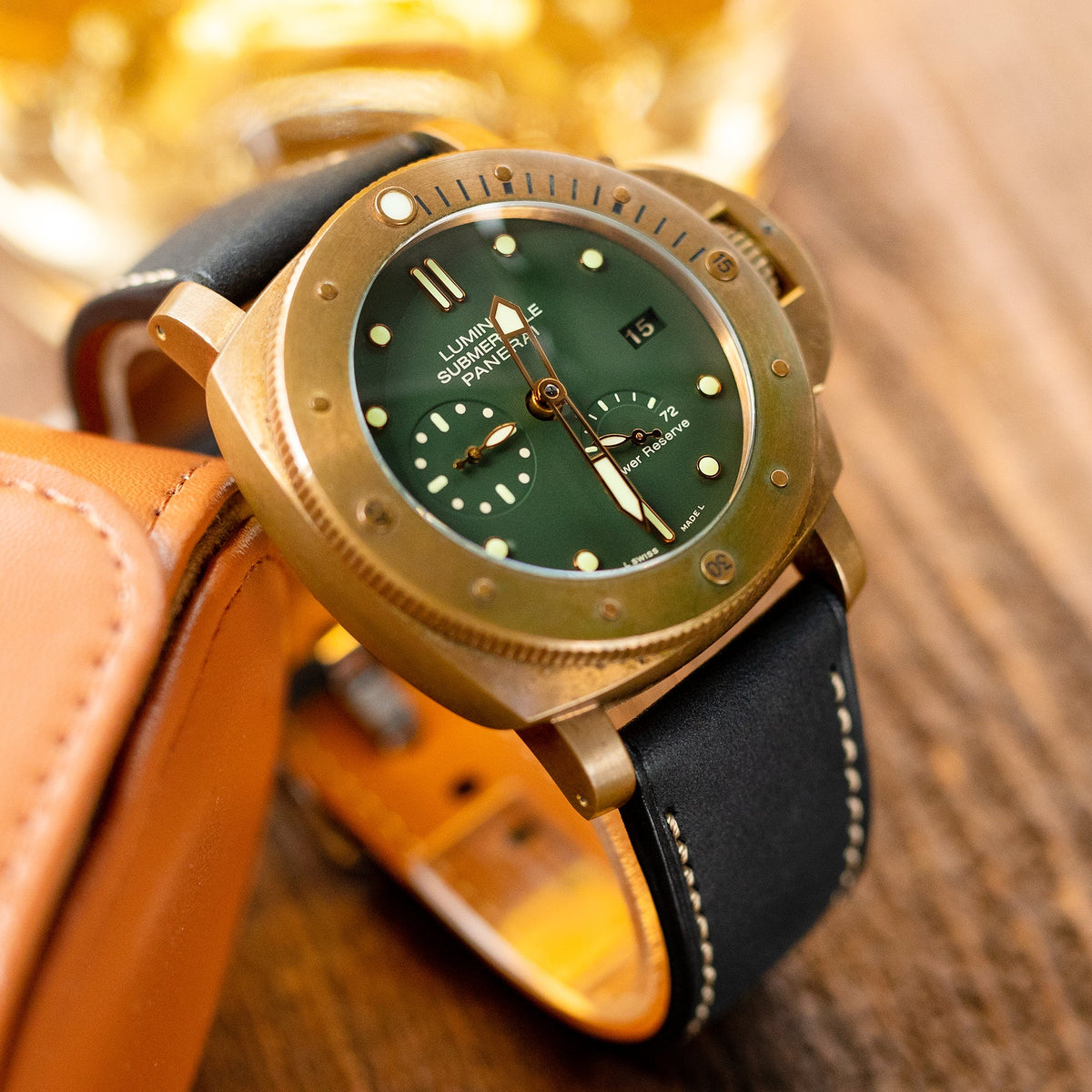 Panerai Luminor Submersible 1950 3 days 47mm Bronzo PAM00507 Strapcode watch bands