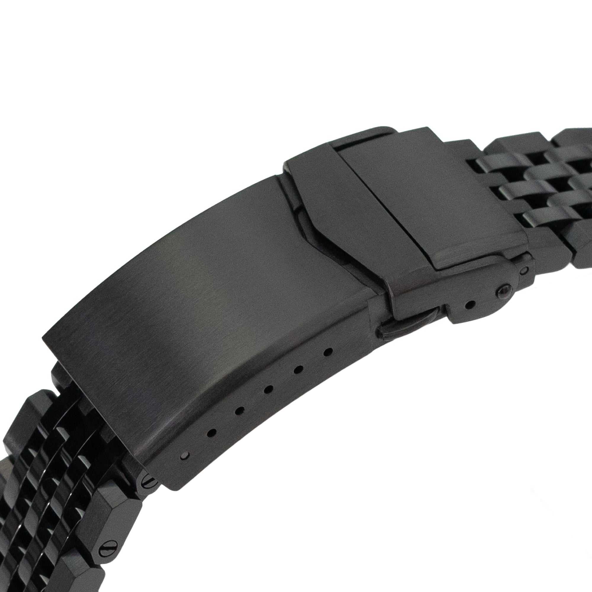 20mm Asteroid QR for Straight End Diamond-like Carbon (DLC coating) Strapcode Watch Bands
