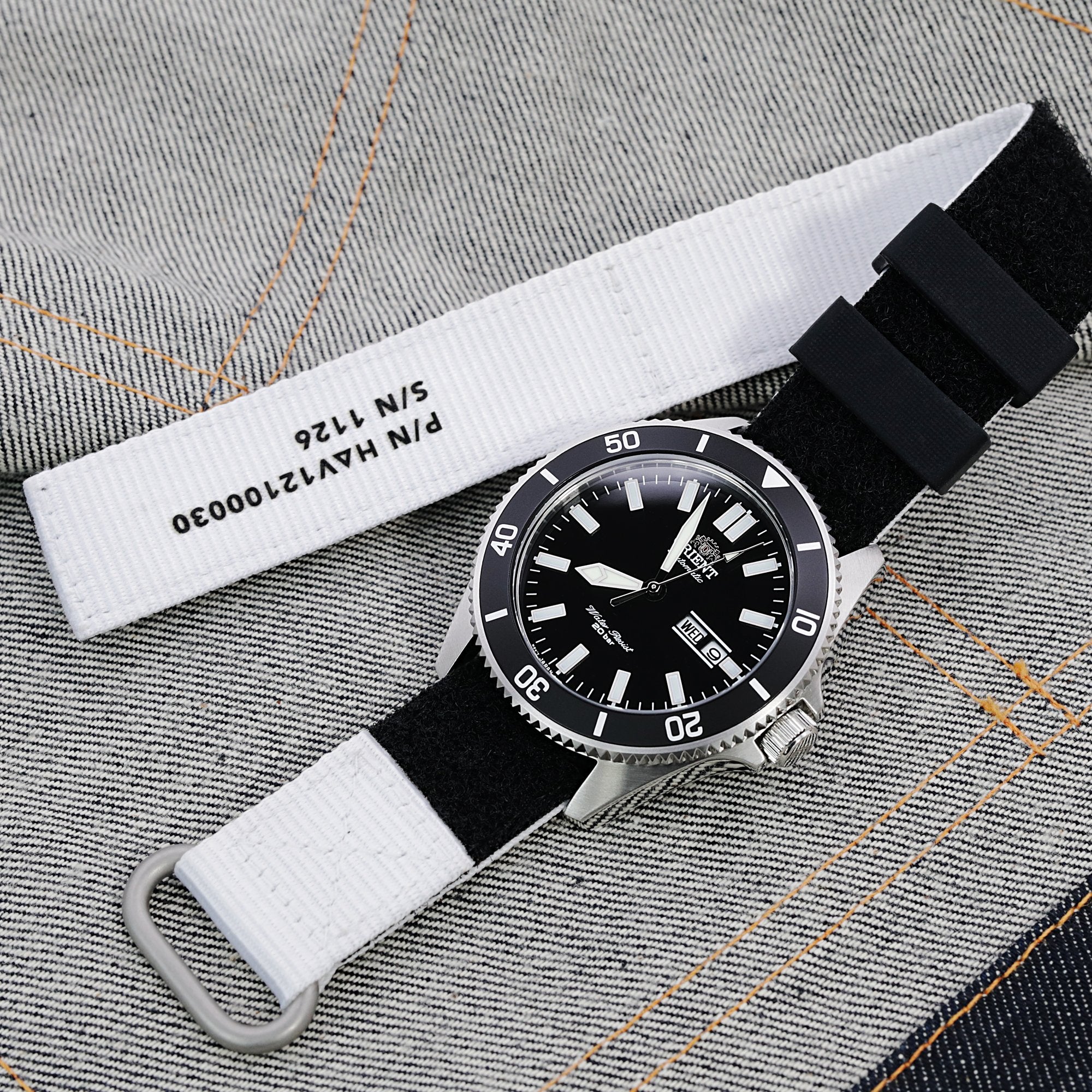 The Beta White IVA Strap by HAVESTON Straps Strapcode Watch Band