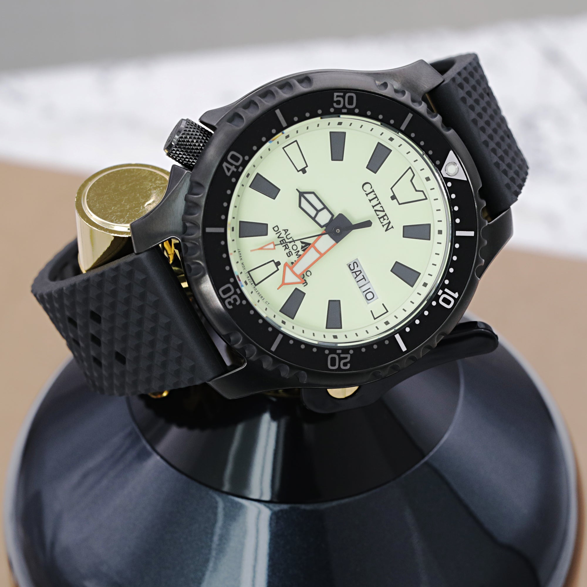 Citizen Promaster Diver Fugu NY0138-14X Limited Edition rubber watch band by Strapcode
