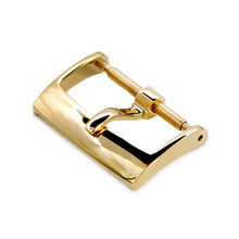 16mm, 18mm, 20mm Solid 316L Stainless Steel Classic 2mm-Tongue Buckle, IP Gold