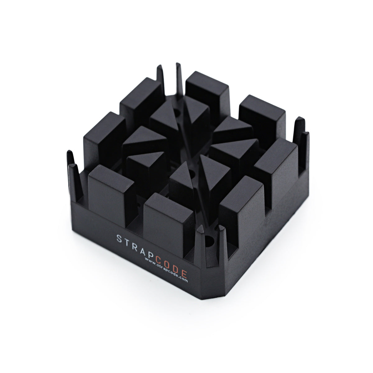 Bloc de maintien pour bracelet, fentes standard, noir