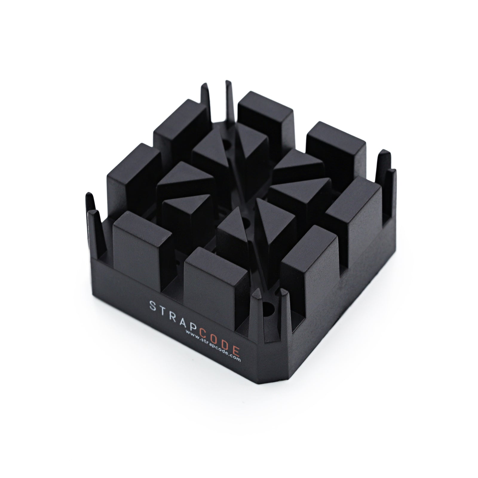 Bloc de maintien pour bracelet, fentes standard, noir