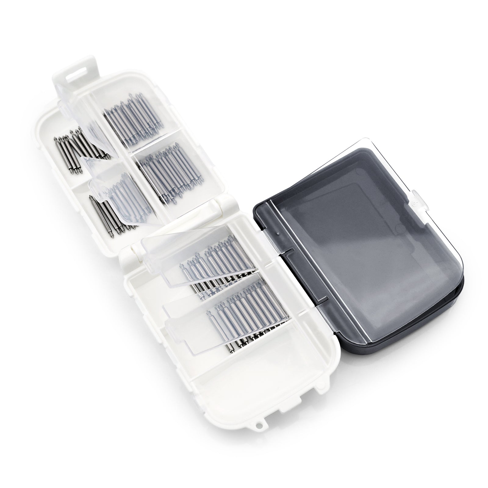 80pcs/Boîte - Barrettes à ressort SEI génériques, 20mm et 22mm, boîte de qualité supérieure