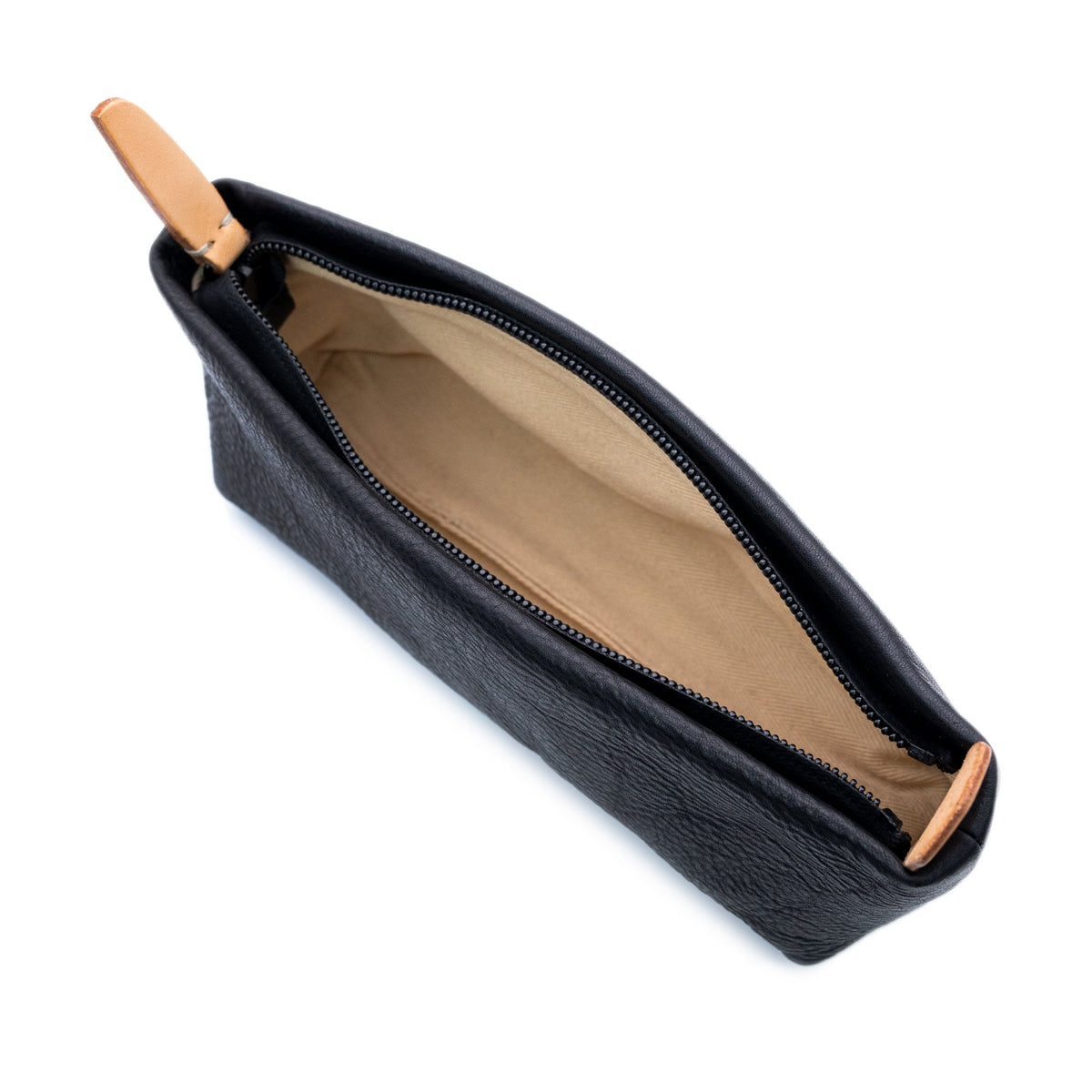 Travel Leather Zipper Watch Pouch, Two pockets storage for watch band and tools Strapcode Watch Bands