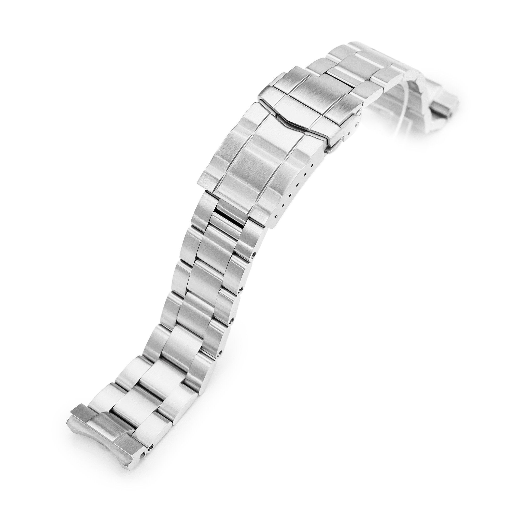 20mm Super-O Boyer 316L Stainless Steel Watch Band for Seiko SPB143 63Mas 40.5mm, Brushed SUB Clasp Strapcode Watch Bands