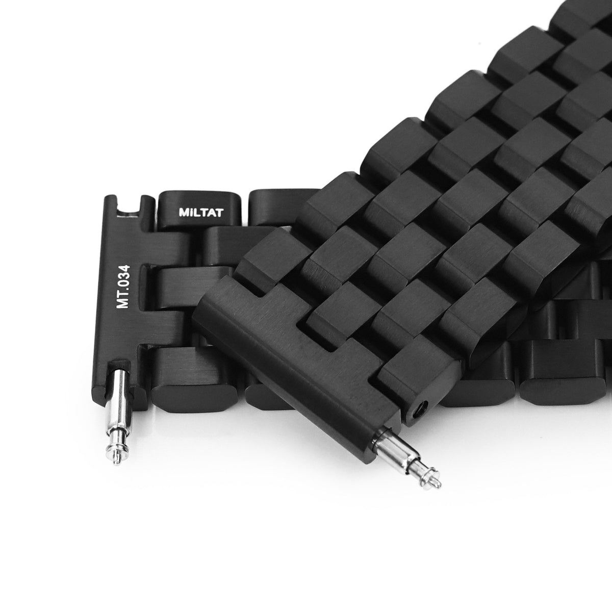 21mm Super Engineer II Watch Band for Seiko Tuna SBBN013, 316L Stainless Steel Diamond-like Carbon (DLC coating) V-Clasp Strapcode Watch Bands