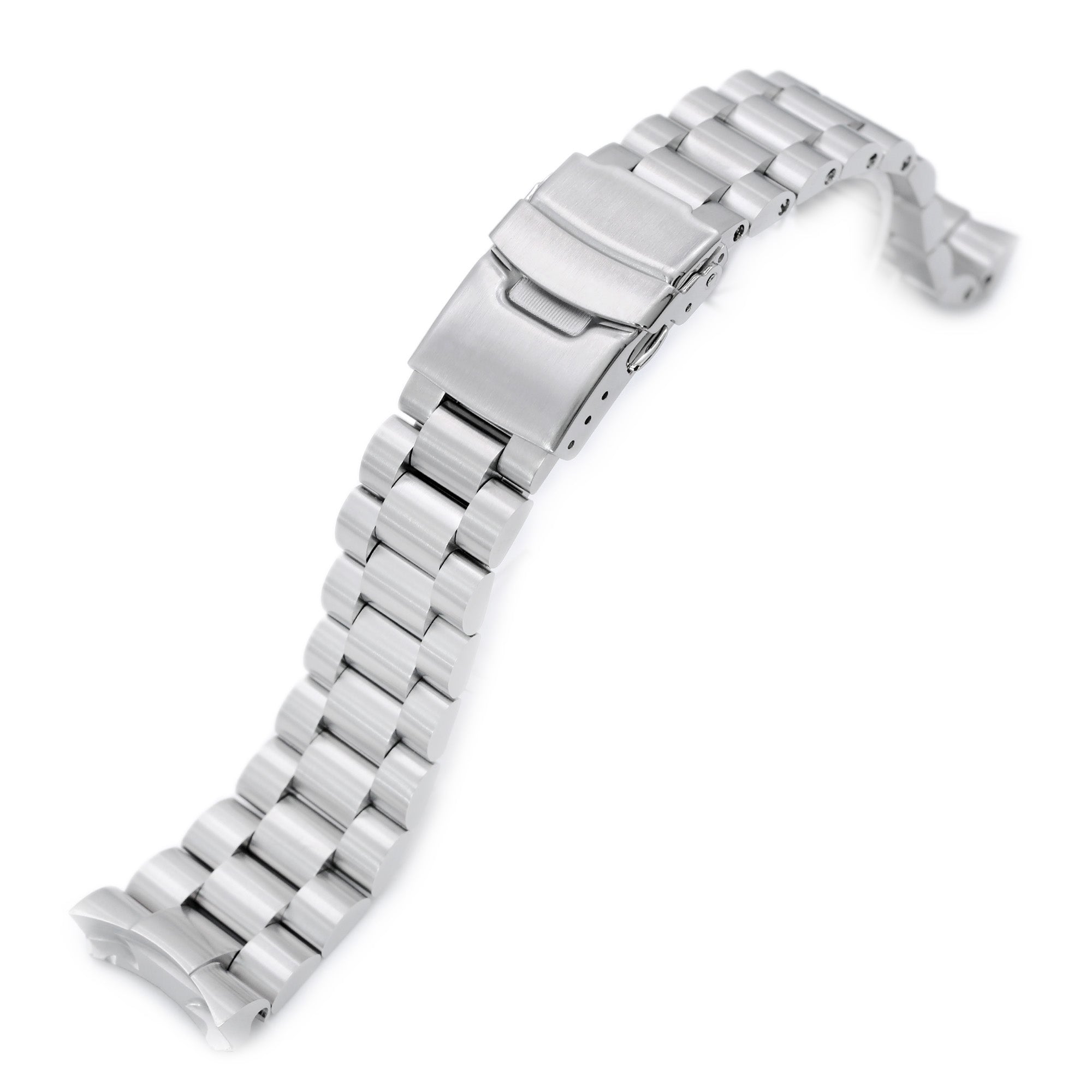 22mm Endmill watch band for SEIKO Diver SKX007, Brushed Solid Stainless Steel Strapcode Watch Bands