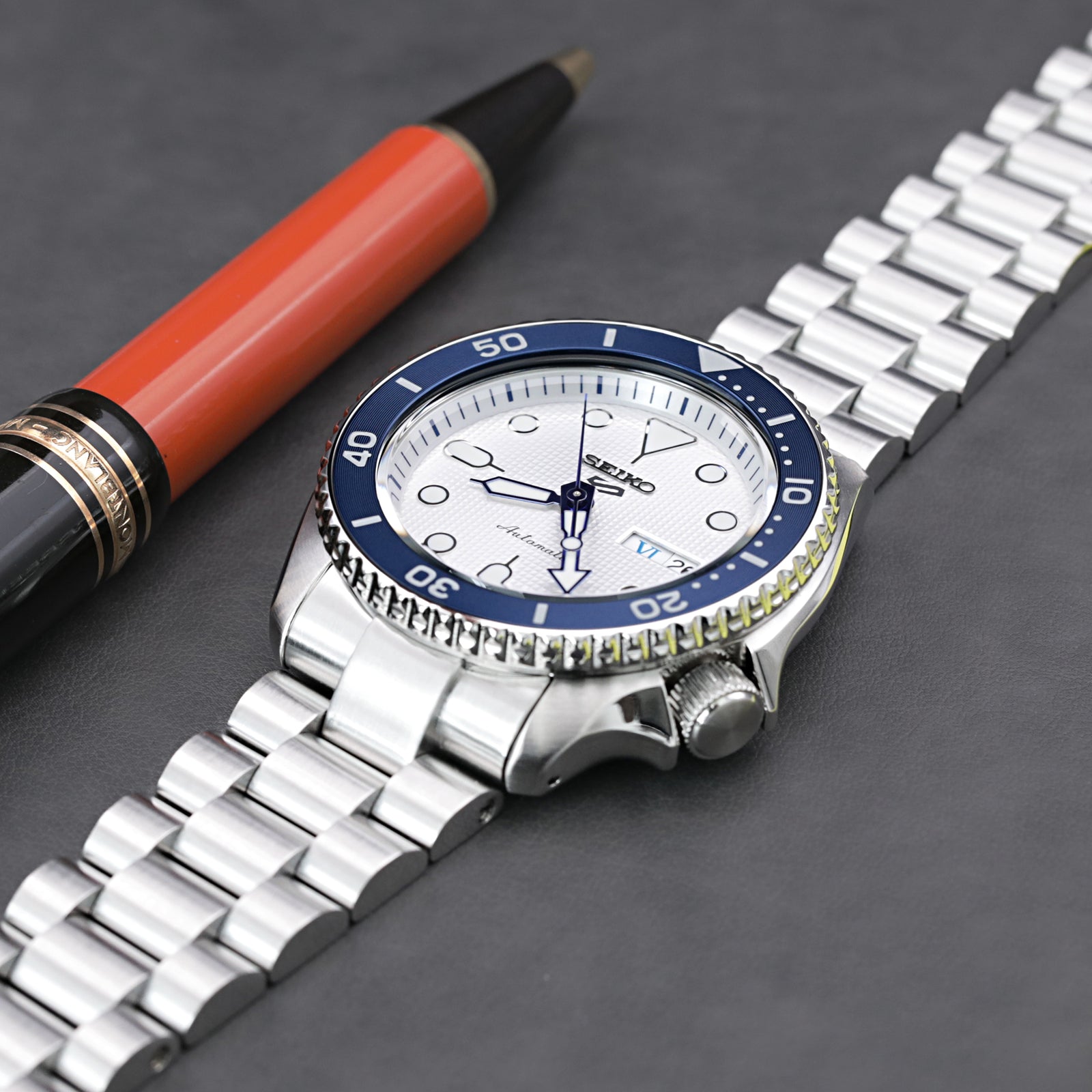 Seiko 5 Sports 140th Anniversary Limited Edition SRPG47 Strapcode Watch Bands