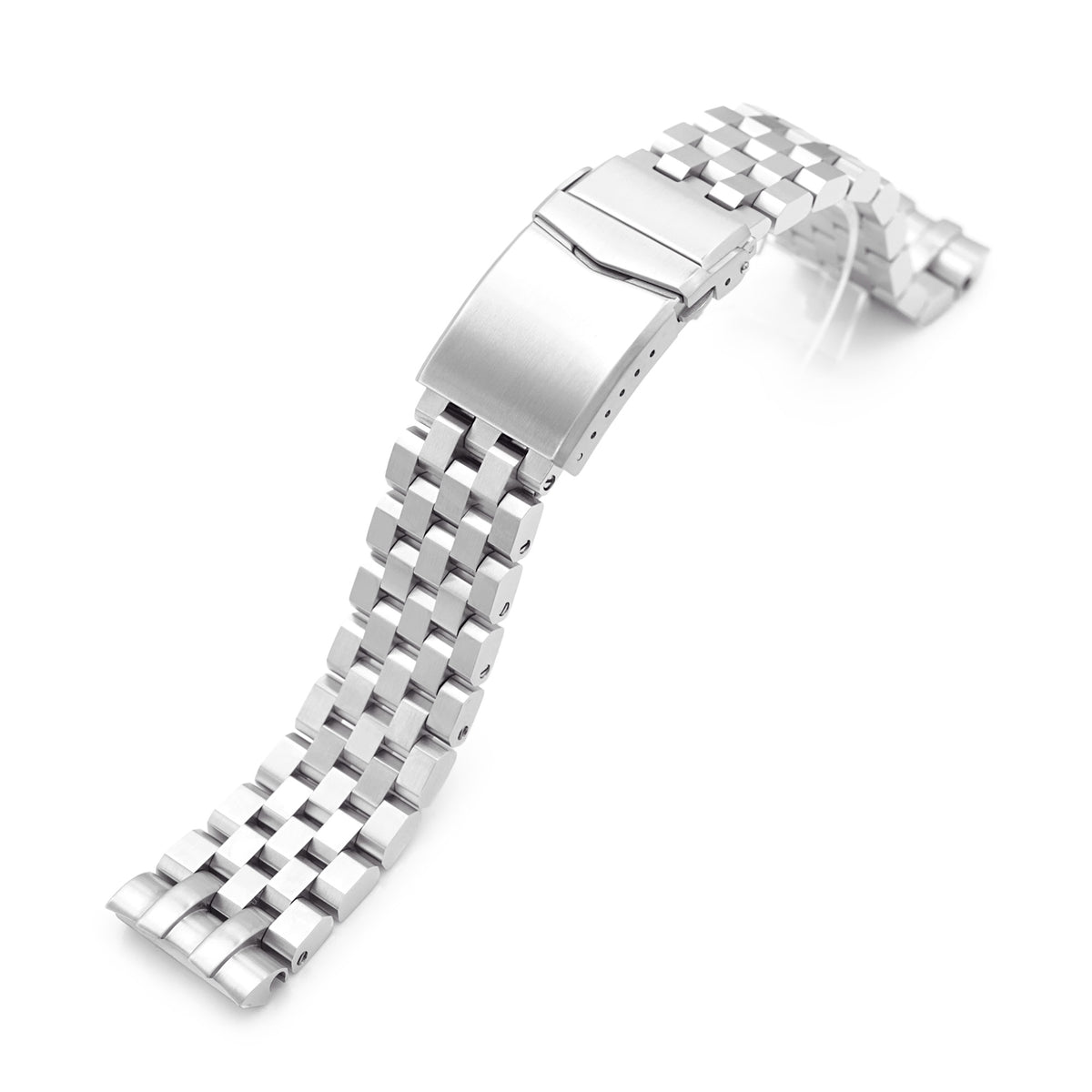 22mm Super Engineer II 316L Stainless Steel Watch Bracelet for Seiko New Turtles SRP777 &amp; PADI SRPA21 V-Clasp Button Double Loc Strapcode Watch Bands