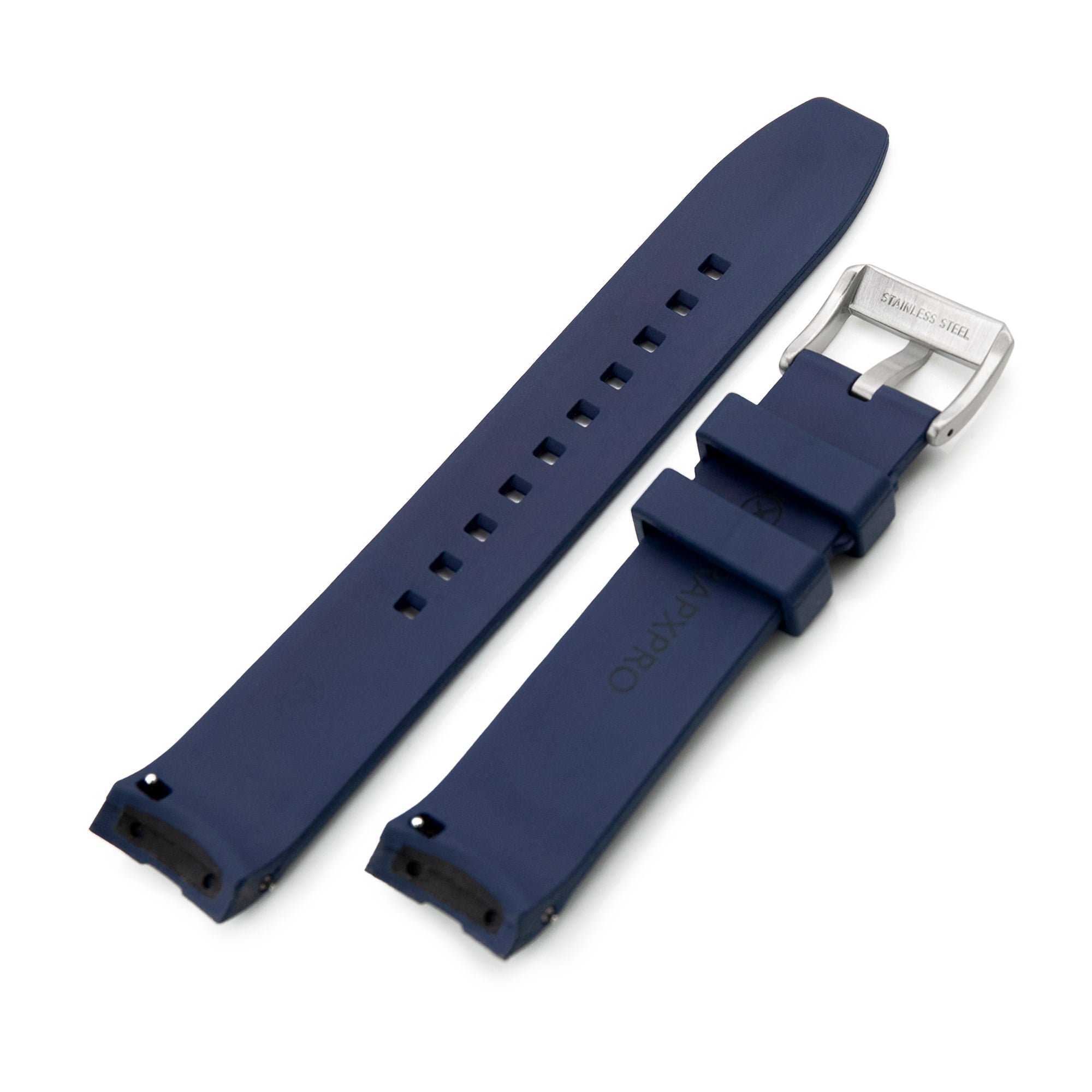StrapXPro Premium Series - LXH1C Rubber Strap for Longines Hydroconquest Conquest Series Navy Blue Strapcode Watch Bands